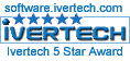 Spherical Panorama Virtual Tour Builder has been awarded 5 Stars based on Ivertech